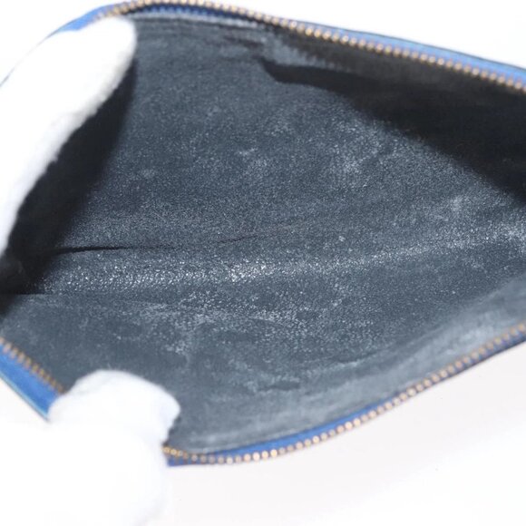 LOUIS VUITTON Epi Pochette Accessoires Pouch Blue M52985 LV Auth 144296 - Picture 16 of 16